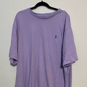 Polo 3XLT purple short sleeve tee
